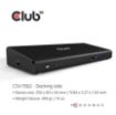 Obrázek Club3D Dokovací stanice USB 3.2 typ C (5xUSB/USB-C/3xHDMI/2xDP/Ethernet/Audio) s Universal Triple 4K napájecím adaptérem