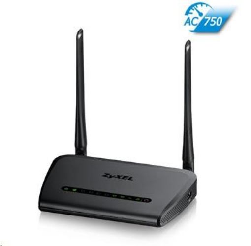 Obrázek Zyxel NBG6515 v2 Wireless AC750 Home Router, 4x gigabit RJ45, router/AP/repeater