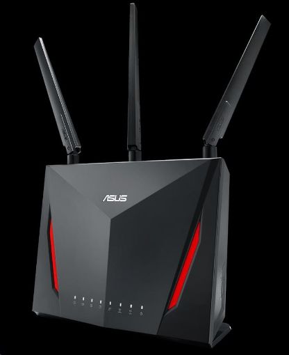 Obrázek ASUS RT-AC86U Wireless AC2900 Gigabit Router, 4x gigabit RJ45, 1x USB3.0, 1xUSB2.0