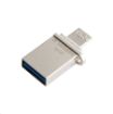 Obrázek VERBATIM Flash Disk 16GB Store 'n' Go OTG, Micro USB, USB 3.0, stříbrná