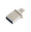 Obrázek VERBATIM Flash Disk 64GB Store 'n' Go OTG, Micro USB, USB 3.0, stříbrná