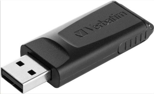 Obrázek VERBATIM Flash Disk 128GB Store 'n' Go Slider, černá