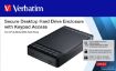 Obrázek VERBATIM Secure HDD Enclosure Kit with Keypad Access, for 3.5", USB 3.1, USB-C , GDPR