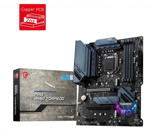 Obrázek MSI MB Sc LGA1200 MAG B560 TORPEDO, Intel B560, 4xDDR4, 1xDP, 1xHDMI