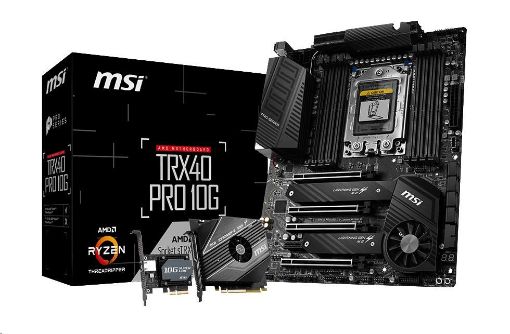 Obrázek MSI MB Sc sTRX4 TRX40 PRO 10G (AMD TRX40, 8xDDR4) součástí balení M2 karta a 10G síťová karta