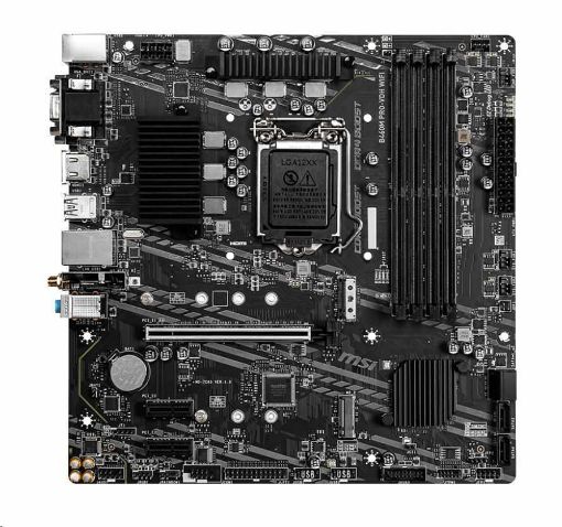 Obrázek MSI MB Sc LGA1200 B460M PRO-VDH WIFI, Intel B460, 4xDDR4, VGA, mATX, WI-FI