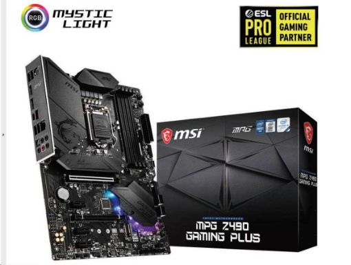 Obrázek MSI MB Sc LGA1200 MPG Z490 GAMING PLUS, Intel Z490, 4xDDR4, VGA