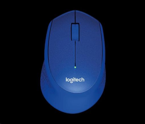 Obrázek Logitech Wireless Mouse M330 Silent Plus, blue