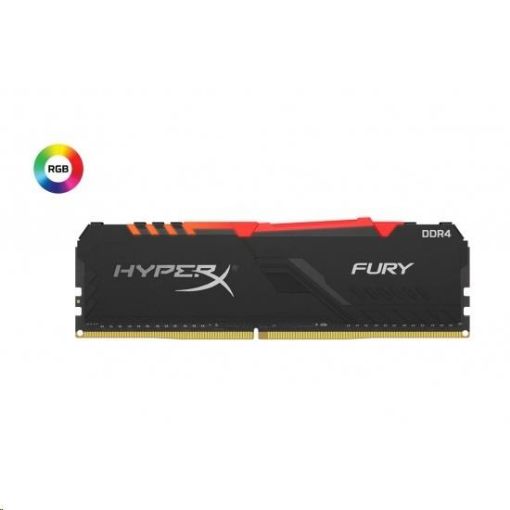 Obrázek 64GB 2666MHz DDR4 CL16 DIMM (Kit of 4) HyperX FURY RGB