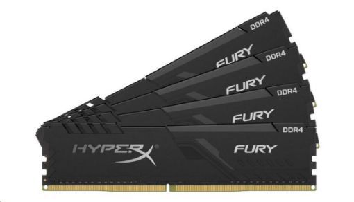 Obrázek 64GB 2400MHz DDR4 CL15 DIMM (Kit of 4) HyperX FURY Black