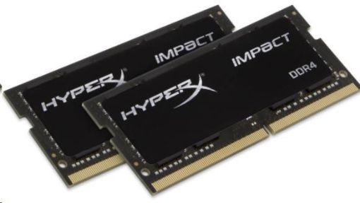 Obrázek SODIMM DDR4 32GB 2666MHz CL15 (Kit of 2) KINGSTON HyperX Impact