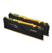 Obrázek DIMM DDR4 32GB 3200MHz CL16 (Kit of 2) KINGSTON HyperX FURY Black RGB