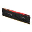 Obrázek DIMM DDR4 8GB 2666MHz CL16 KINGSTON HyperX FURY Black RGB