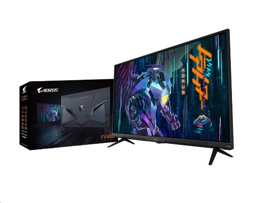 Obrázek GIGABYTE LCD - 43" Gaming monitor AORUS FV43U UHD, 3840 x 2160, 144Hz, 4000:1, 750cd/m2, 1ms, 2xHDMI 2.1, 1xDP, VA QLED