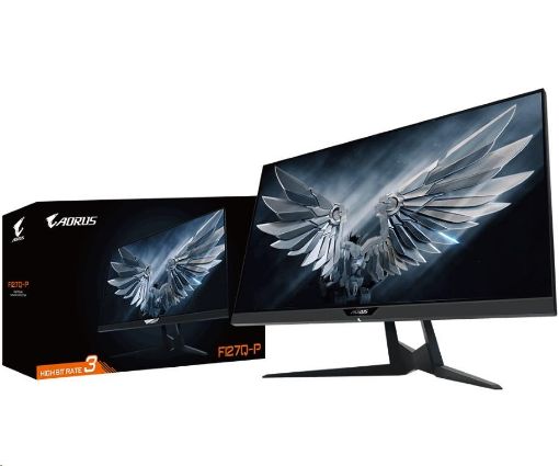 Obrázek GIGABYTE LCD - 27" Gaming monitor AORUS FI27Q-P, 2560x1440, 12M:1, 350cd/m2, 1ms, 2xHDMI 2.0, 1xDP 1.4(HBR3),ELED/IPS