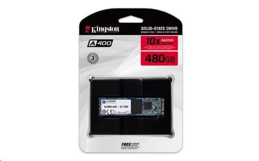 Obrázek Kingston SSD 480GB A400 M.2 (R 500MB/s; W 450MB/s)