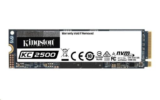 Obrázek Kingston SSD 250GB disk PCIe KC2500 - M.2 2280 version NVMe