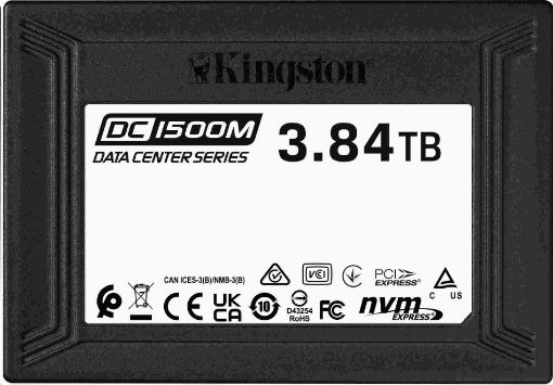 Obrázek Kingston 3840GB SSD Data Centre DC1500M (Mixed Use) Enterprise U.2 Enterprise NVMe SSD