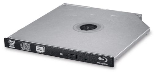 Obrázek HITACHI LG - interní mechanika BD-W/CD-RW/DVD±R/±RW/RAM/M-DISC BU40N, Slim, 9.5 mm Tray, Black, bulk bez SW