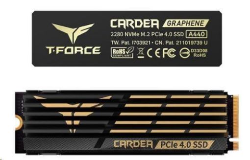 Obrázek T-FORCE SSD Cardea A440, M.2 NVMe 1TB (R:7000 MB/s, W:5500 MB/s)