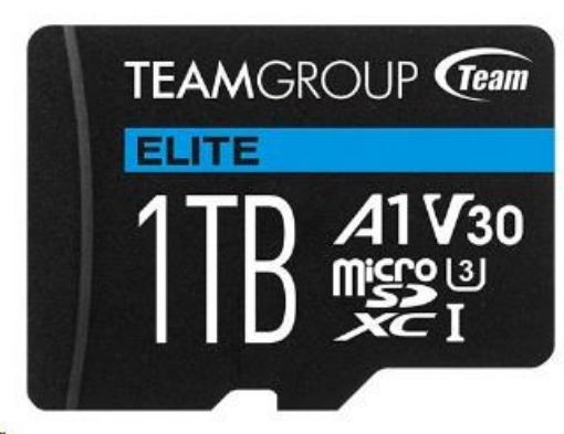 Obrázek TEAM MicroSDXC karta 1TB ELITE A1 V30 UHS-I U3 + SD adapter