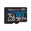 Obrázek TEAM MicroSDXC karta 256GB GO CARD UHS-I U3 + SD adapter