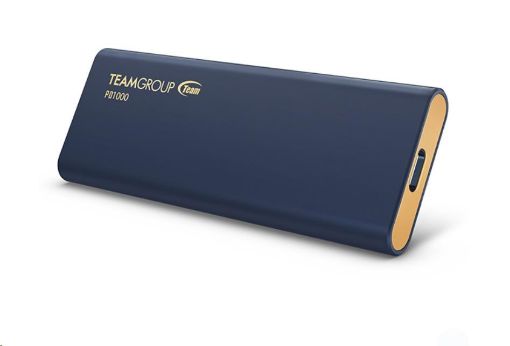 Obrázek Team external SSD 512GB PD1000 USB 3.2 Gen-2 10Gbps (R:1000, W:900 MB/s), IP68 waterproof, navy blue