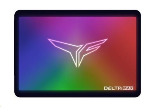 Obrázek T-FORCE SSD 2.5" 1TB Delta Max RGB (R:560, W:510 MB/s) 3NAND, Black