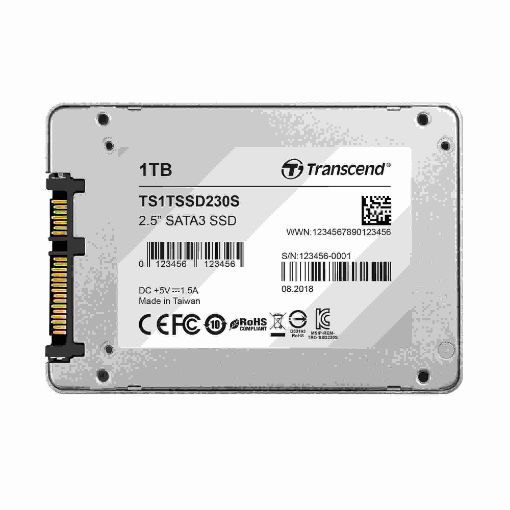 Obrázek TRANSCEND SSD 230S 1TB, SATA III 6Gb/s, 3D TLC, Aluminum case