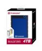 Obrázek TRANSCEND externí HDD 2,5" USB 3.0 StoreJet 25H3B, 4TB, Blue (nárazuvzdorný)