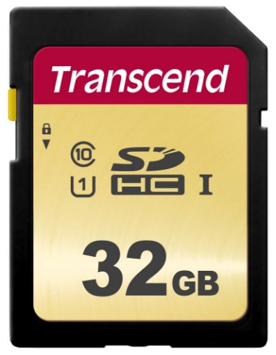 Obrázek TRANSCEND SDHC karta 32GB 500S, UHS-I U1 (R:95/W:60 MB/s)