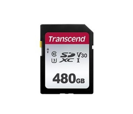 Obrázek TRANSCEND SDXC karta 512GB 300S, UHS-I U3 V30 (R:95/W:45 MB/s)