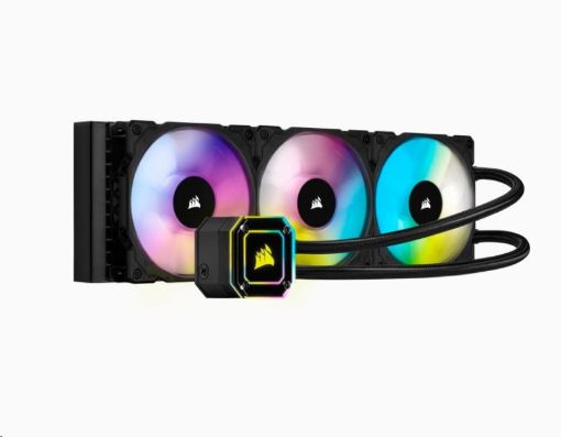 Obrázek CORSAIR vodní chlazení iCUE H150i ELITE CAPELLIX, 360mm Radiator, Triple 120mm ML RGB Fans, Software Control