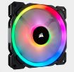 Obrázek CORSAIR ventilátor LL Series, LL140 RGB, 140mm Dual Light Loop RGB LED PWM Fan, Single Pack