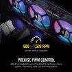 Obrázek CORSAIR ventilátor LL Series, LL140 RGB, 140mm Dual Light Loop RGB LED PWM Fan, Single Pack