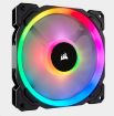 Obrázek CORSAIR ventilátor LL Series, LL140 RGB, 140mm Dual Light Loop RGB LED PWM Fan, Single Pack