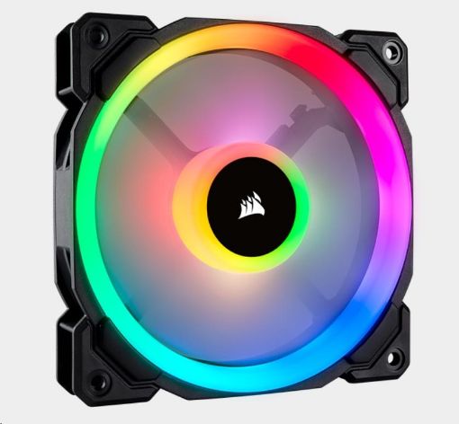 Obrázek CORSAIR ventilátor LL120 RGB LED, 1x 120mm, 24.8dBA