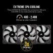 Obrázek CORSAIR vodní chlazení iCUE H150i RGB PRO XT, 3 ventilátory 120mm PWM, Software Control