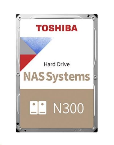 Obrázek TOSHIBA HDD N300 NAS 4TB, SATA III, 7200 rpm, 128MB cache, 3,5", RETAIL