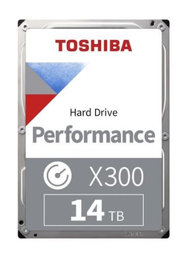 Obrázek TOSHIBA HDD X300 14TB, SATA III, 7200 rpm, 256MB cache, 3,5", BULK