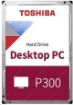 Obrázek TOSHIBA HDD P300 Desktop PC (SMR) 4TB, SATA III, 5400 rpm, 128MB cache, 3,5", RETAIL