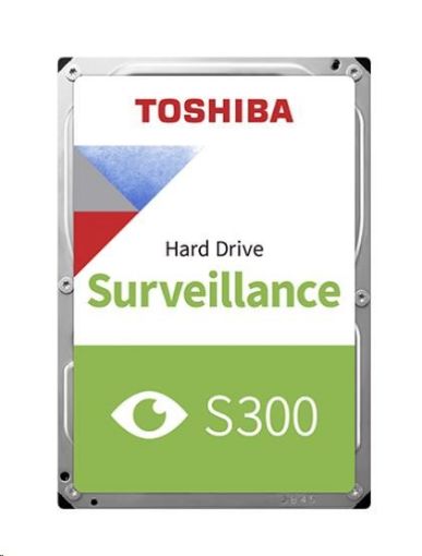 Obrázek TOSHIBA HDD S300 PRO Surveillance (CMR) 6TB, SATA III, 7200 rpm, 256MB cache, 3,5", BULK