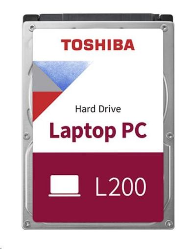 Obrázek TOSHIBA HDD L200 Laptop PC (SMR) 1TB, SATA III, 5400 rpm, 128MB cache, 2,5", 7mm, RETAIL