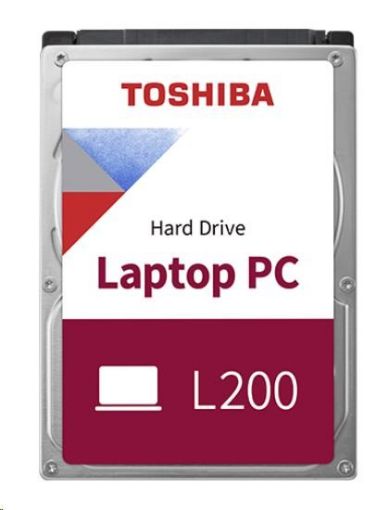 Obrázek TOSHIBA HDD L200 Laptop PC (SMR) 2TB, SATA III, 5400 rpm, 128MB cache, 2,5", 9,5mm, RETAIL