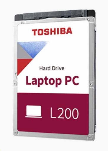 Obrázek TOSHIBA HDD L200 Mobile (CMR) 500GB, SATA III, 5400 rpm, 8MB cache, 2,5", 7mm, BULK