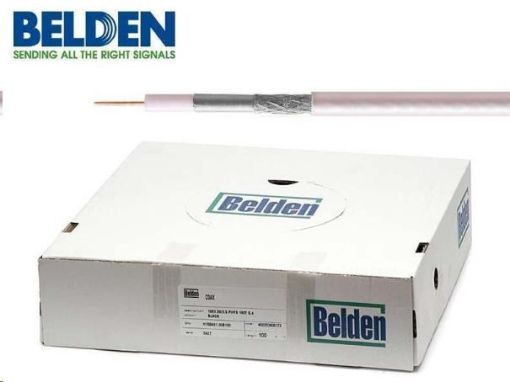 Obrázek BELDEN H121 AL - koaxiální kabel, průměr 5mm, PVC, impedance 75 Ohm, bílý, 100m