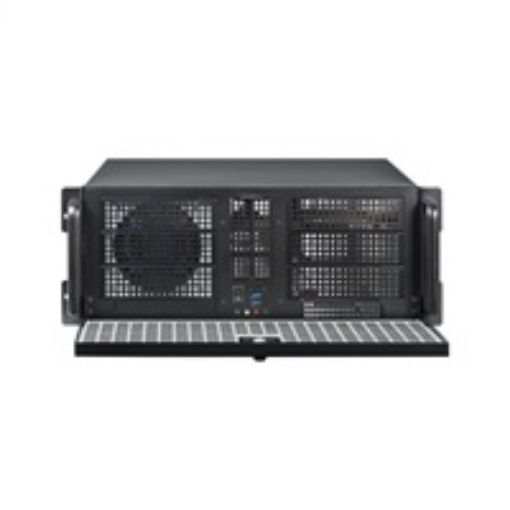 Obrázek CHIEFTEC skříň Rackmount 4U ATX/EATX UNC-411E-B-50R, 2x 500W, Black