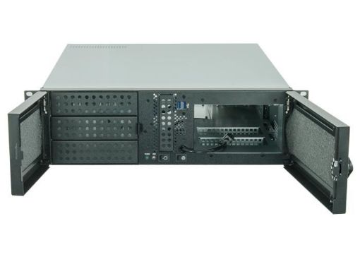 Obrázek CHIEFTEC skříň Rackmount 3U ATX/mATX, UNC-310A-B, bez zdroje