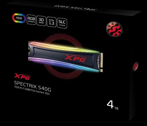 Obrázek ADATA SSD 4TB XPG SPECTRIX S40G, PCIe Gen3x4 M.2 2280 (R:3500/W:3000 MB/s)