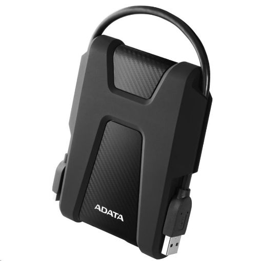 Obrázek ADATA Externí HDD 1TB 2,5" USB 3.1 AHD680, černý (gumový, nárazu odolný)